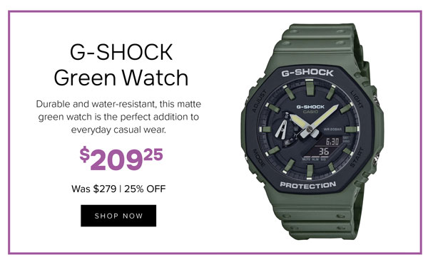 Casio G-SHOCK Green Watch