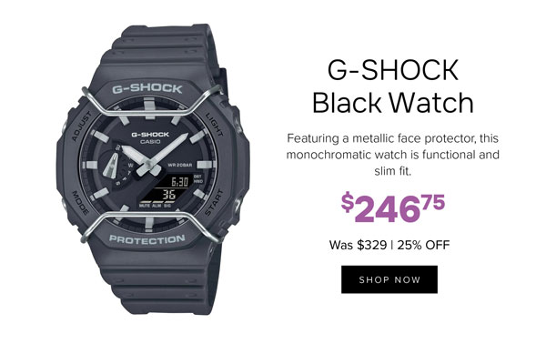 Casio G-SHOCK Black Watch