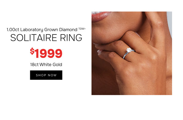 Diamond solitaire ring