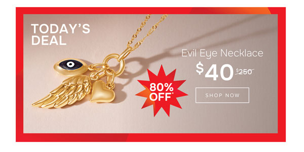 Evil eye necklace