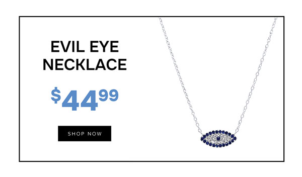 Evil eye necklace