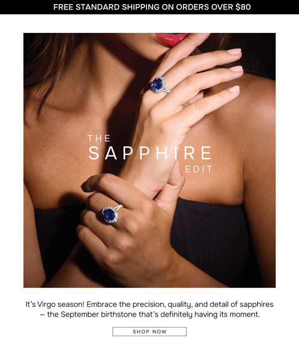 Sapphire jewellery