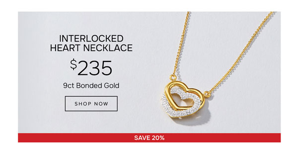 Interlocked Heart Necklace