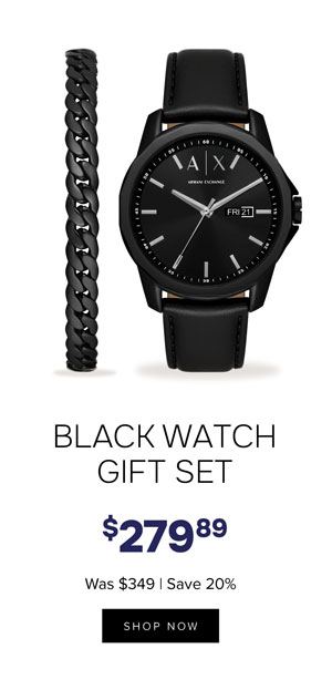 Black watch gift set