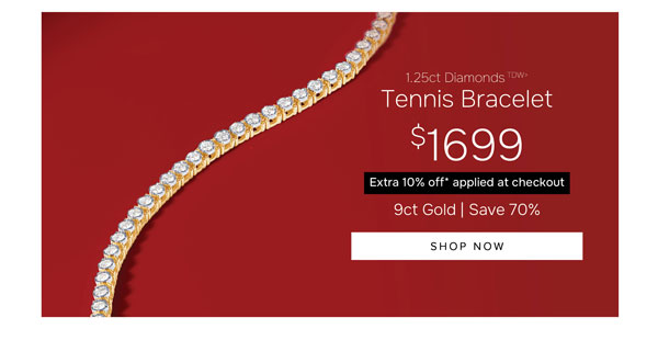 1.25ct Diamonds Tennis Bracelet