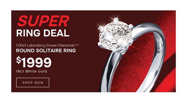 Round solitaire diamond ring