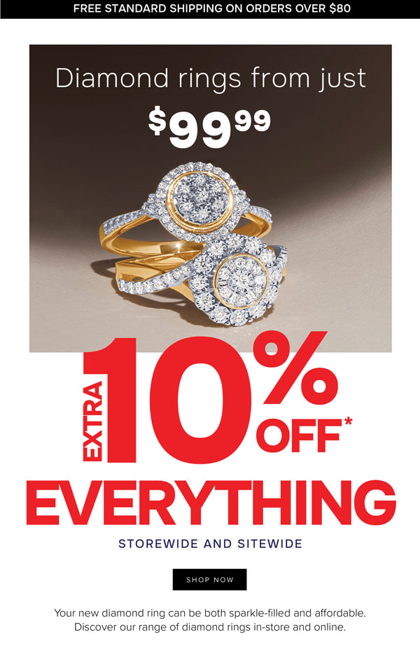 Extra 10% off* everything