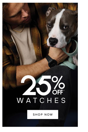 25% off watches