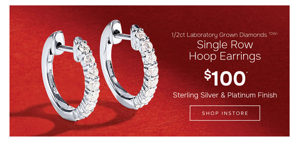 Single hoop earrings