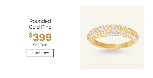 Rounded Gold Ring