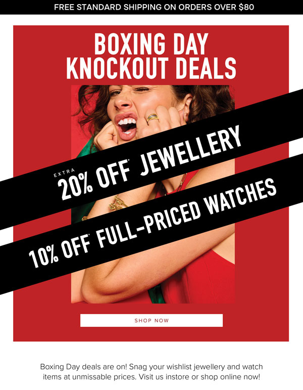 Boxing day knockout deals