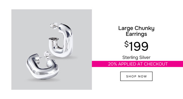 Large chunky earrings