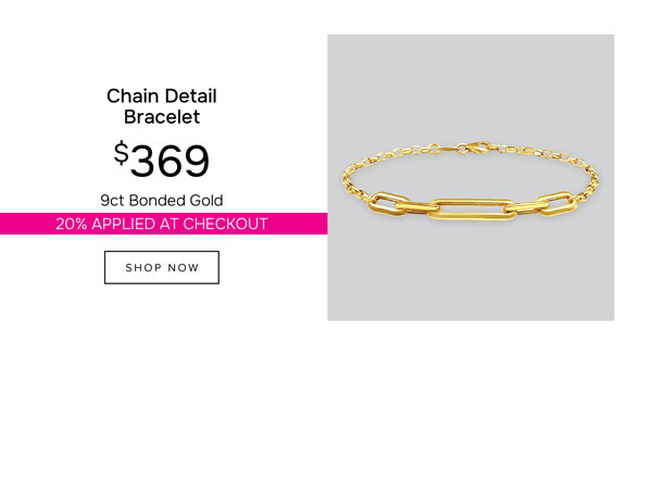 Chain detail bracelet