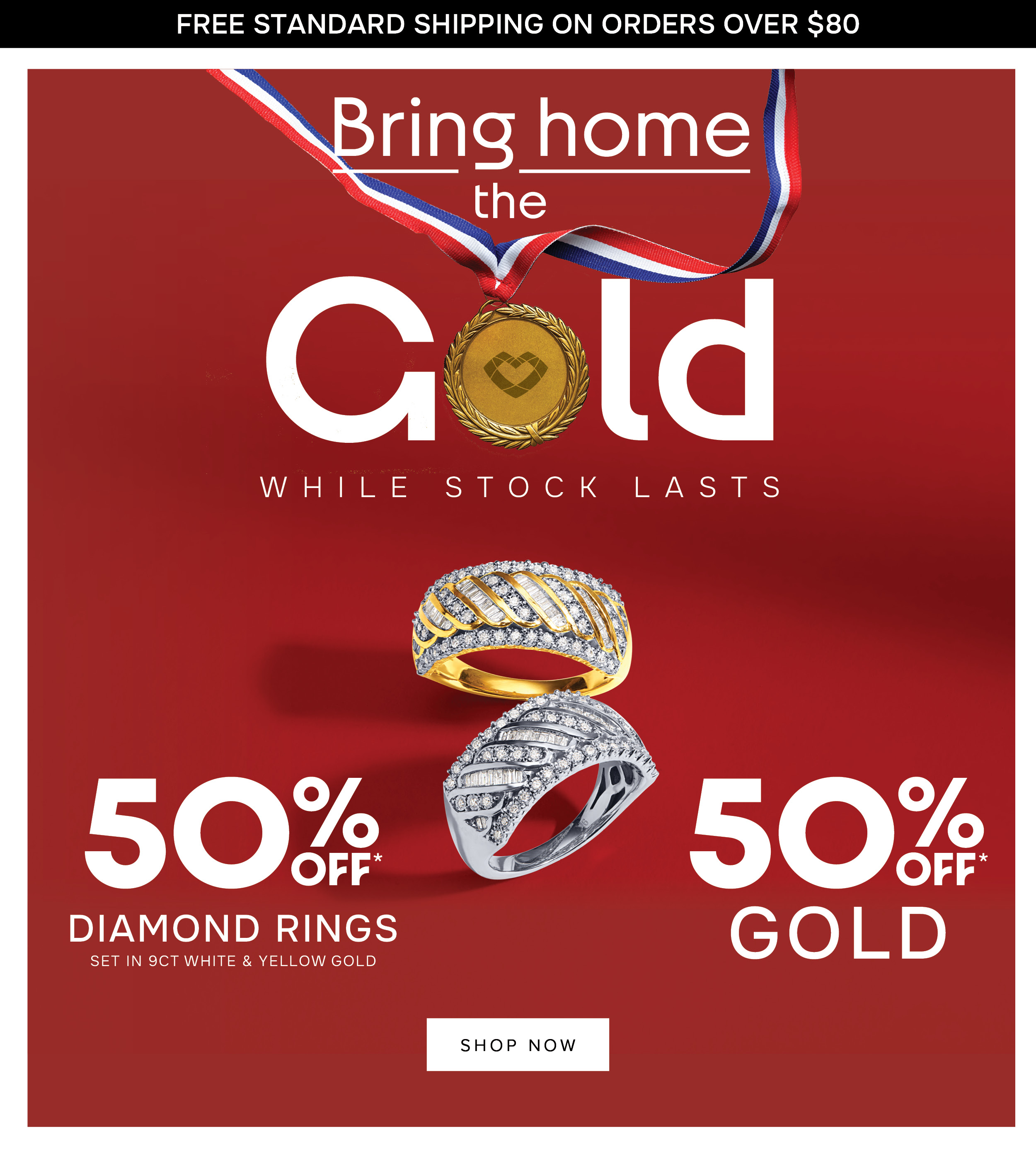 Bring home the gold sale